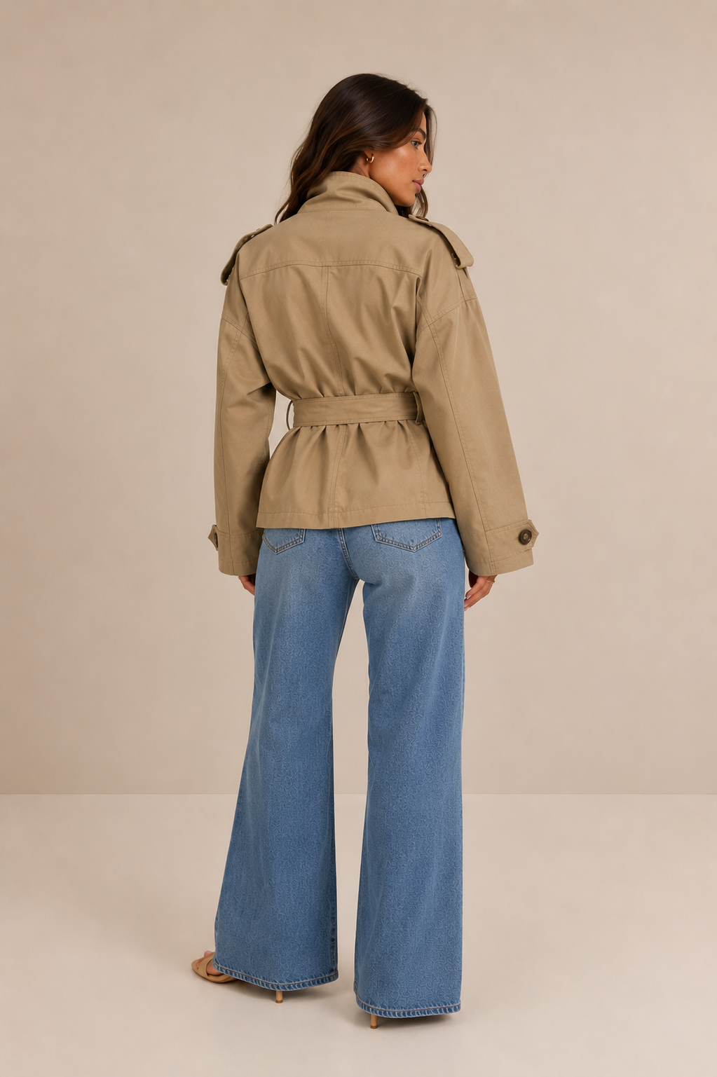 Fabricci Belted Trench Jacket