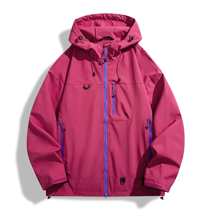 Unisex Waterproof Windbreaker Jacket