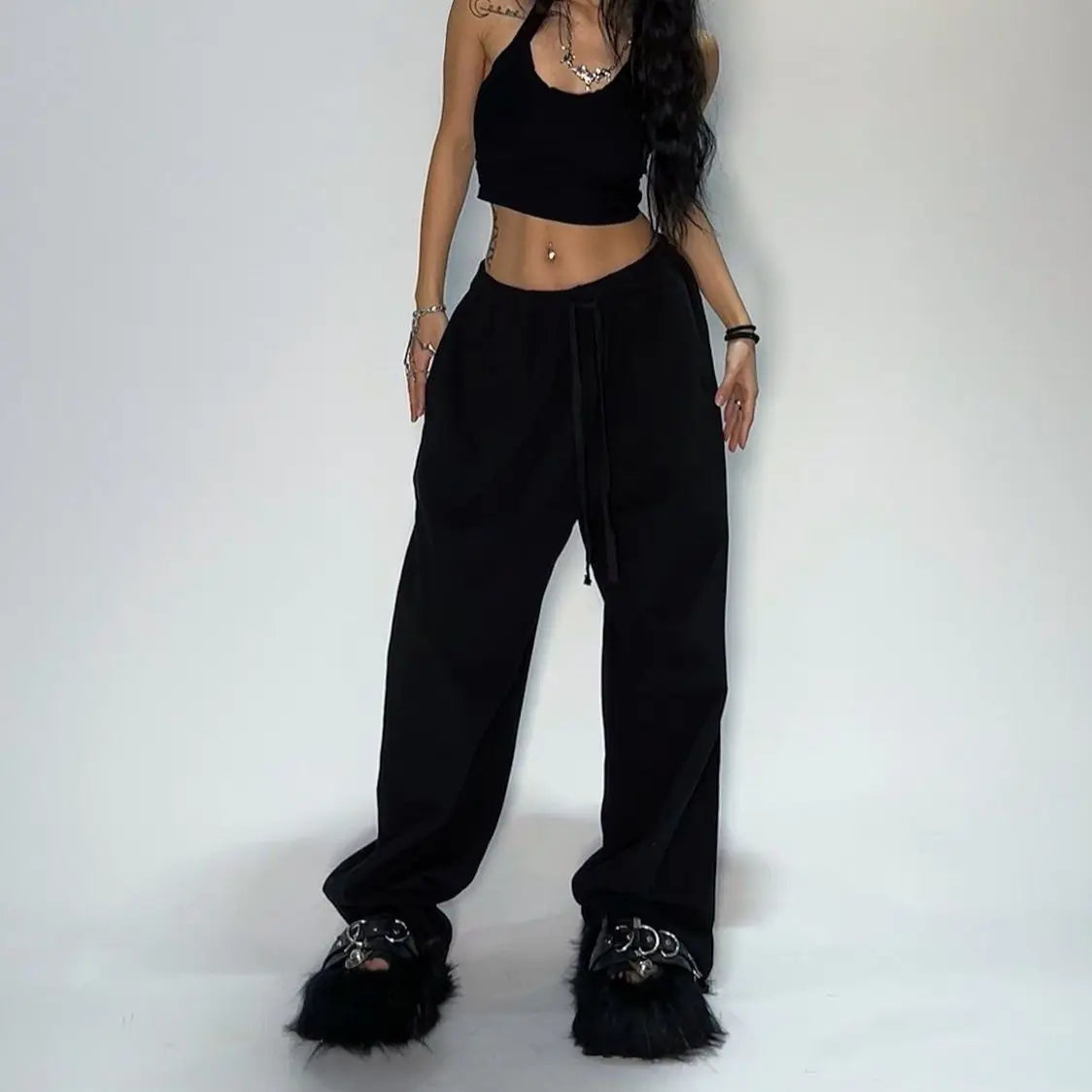 Camouflage Drawstring Jogger Sweatpants