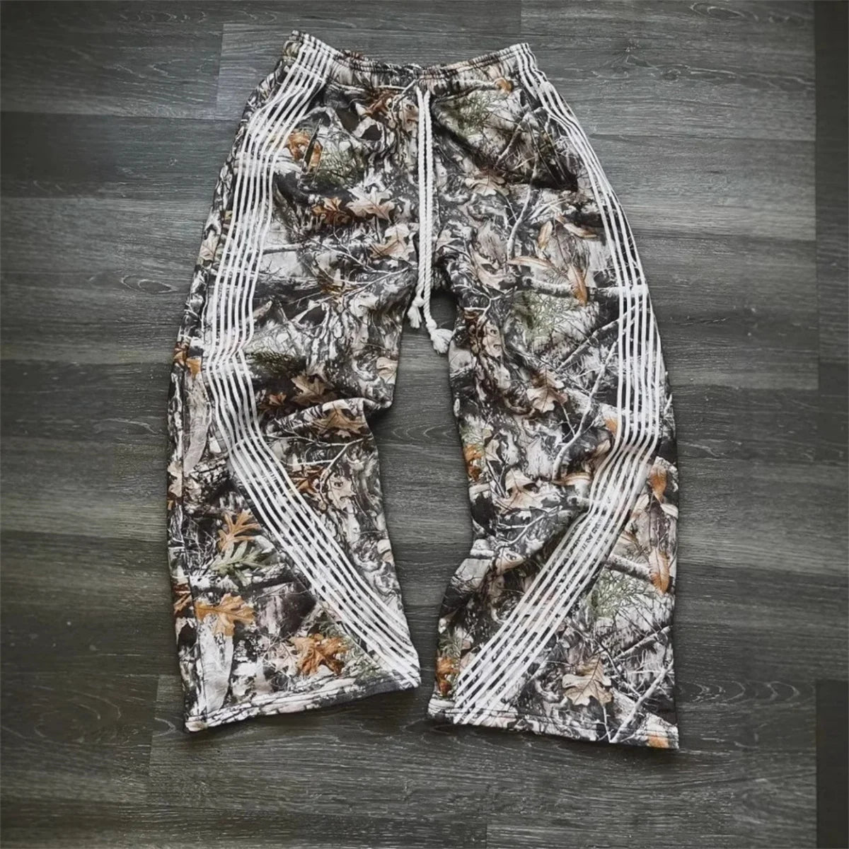 Camouflage Drawstring Jogger Sweatpants