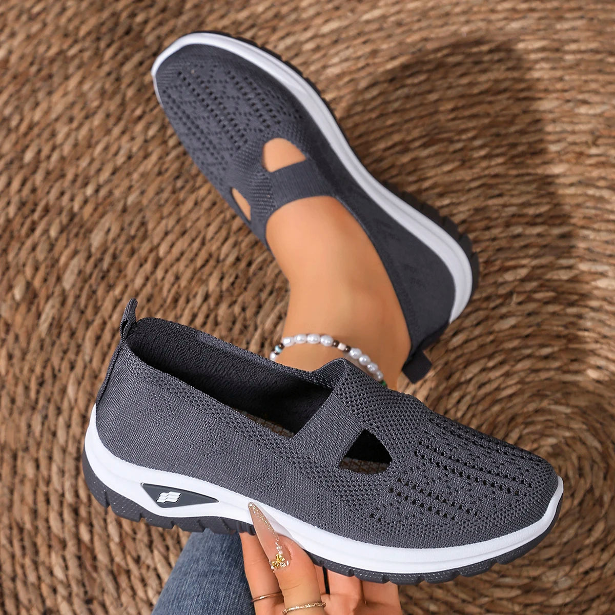 Fly-Woven Non-Slip Casual Sneakers