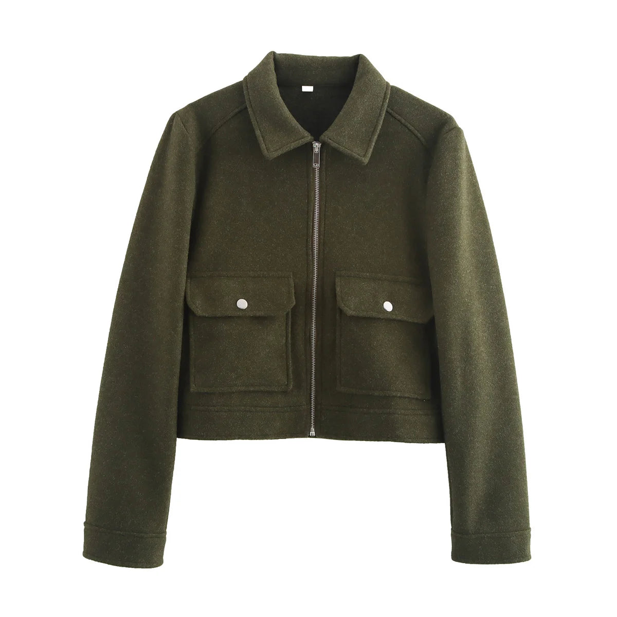 Short Street-Style Zip Jacket
