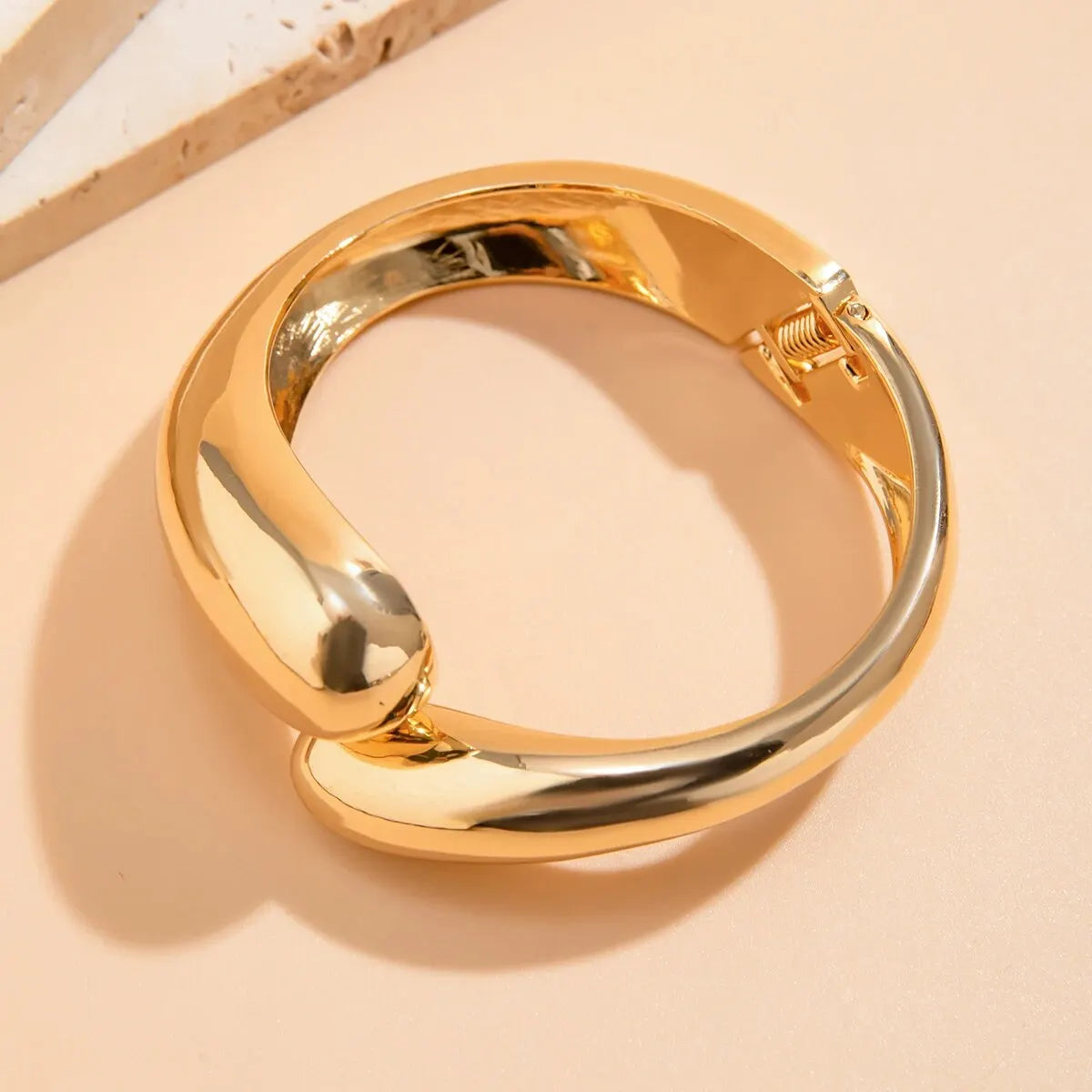 Geometric Water Drop Bangle