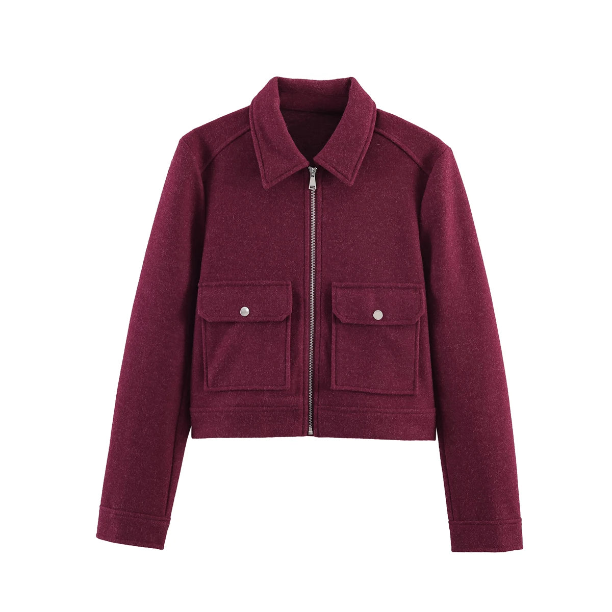 Short Street-Style Zip Jacket