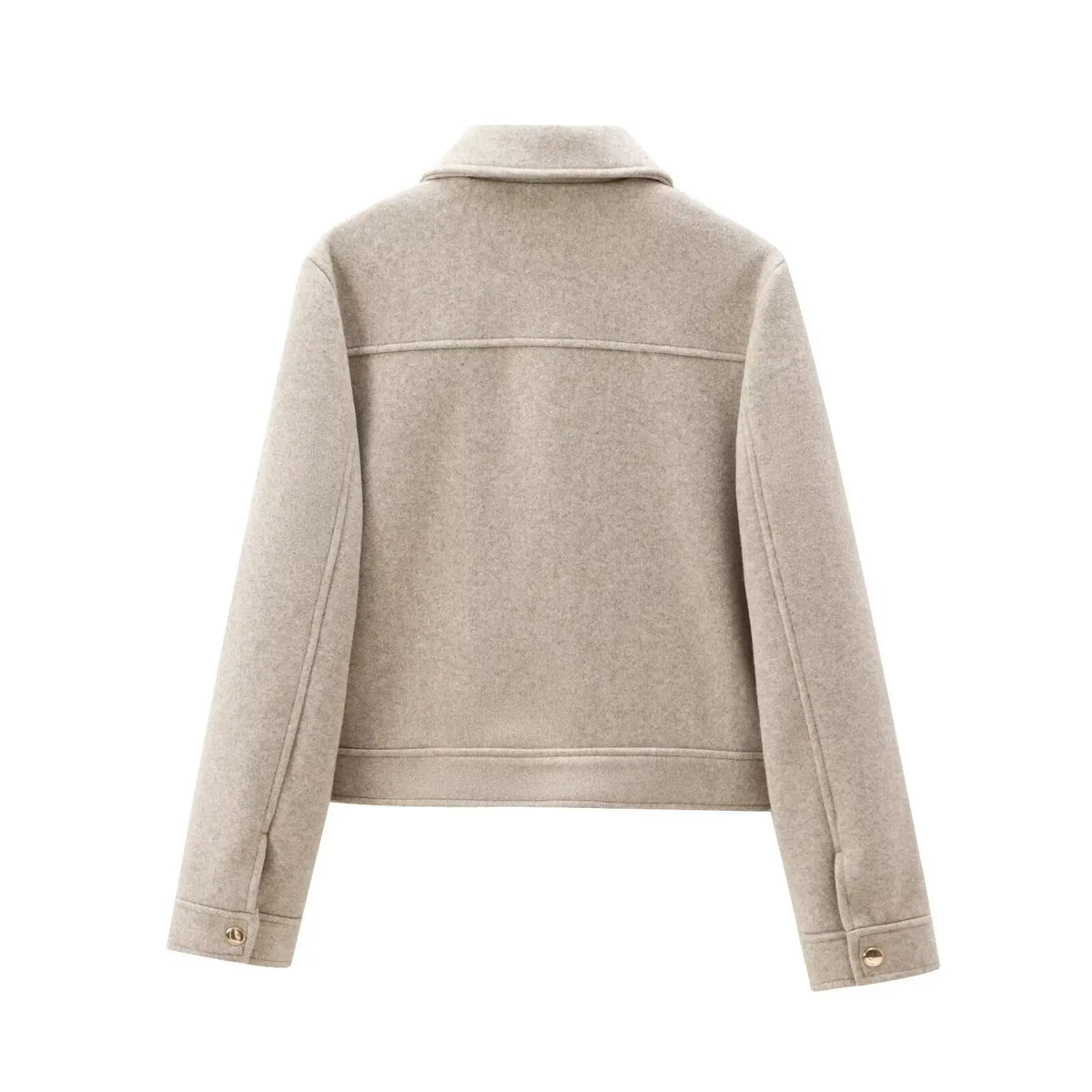 Zip-Up Long Sleeve Utility Jacket