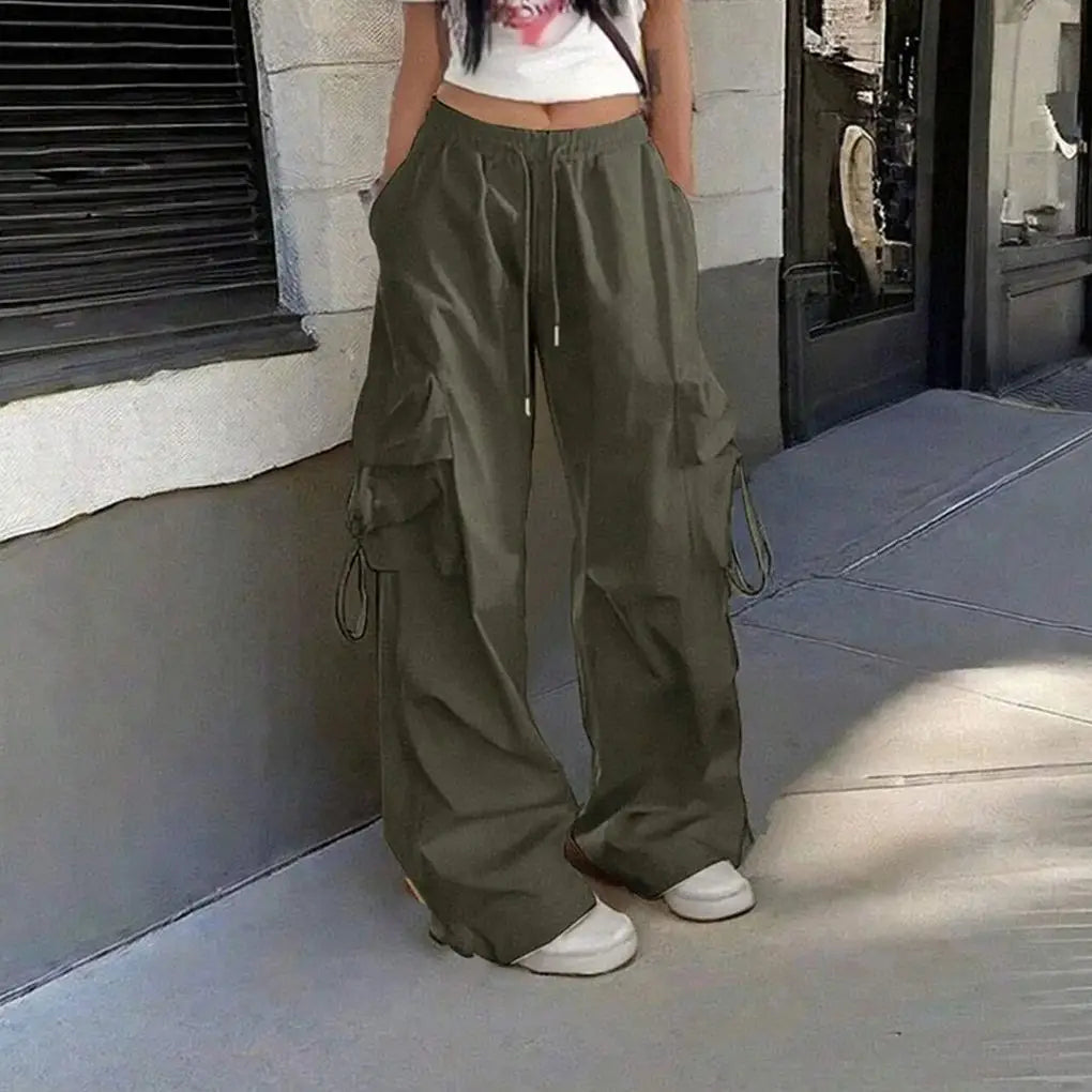 Korean Oversized High-Waist Trousers