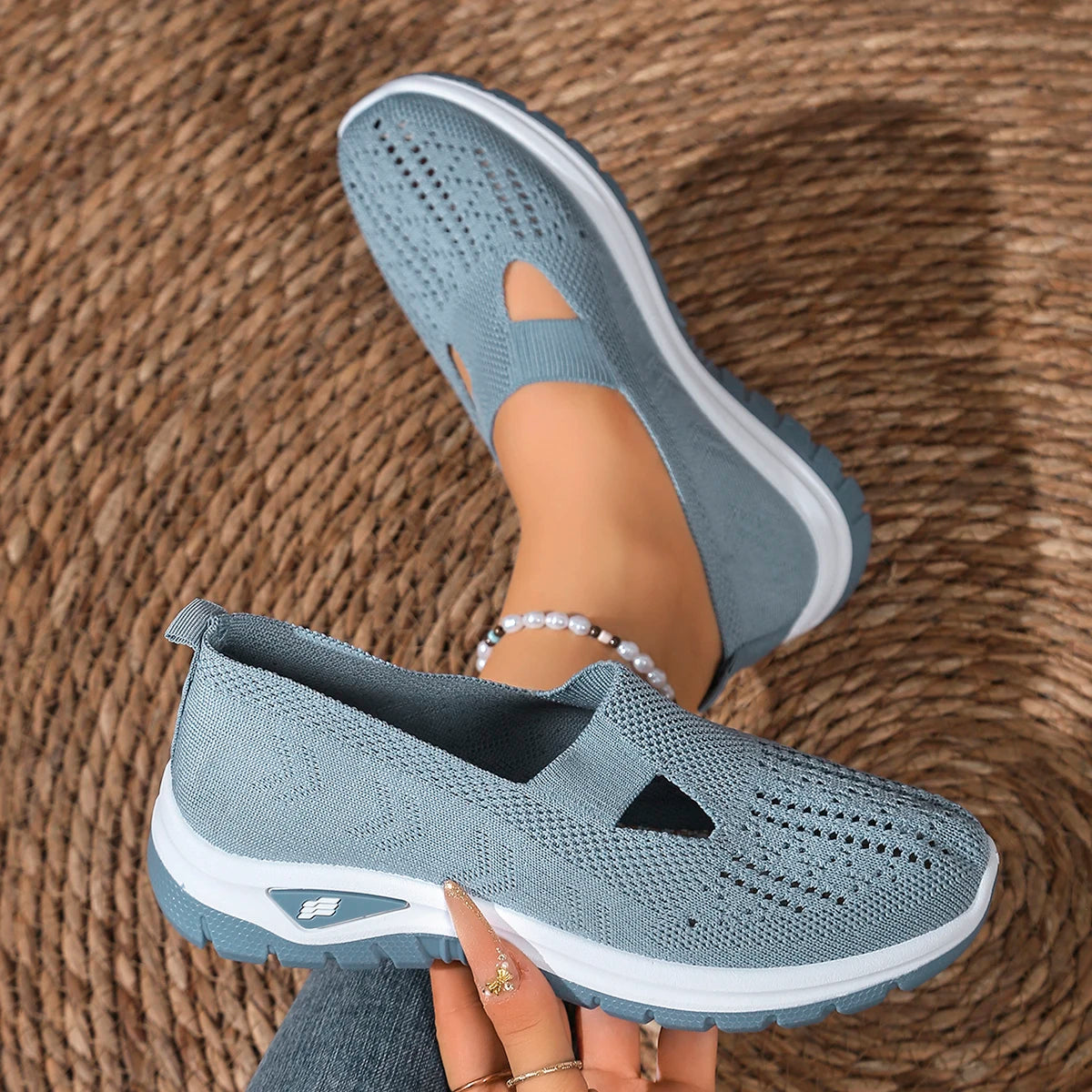 Fly-Woven Non-Slip Casual Sneakers