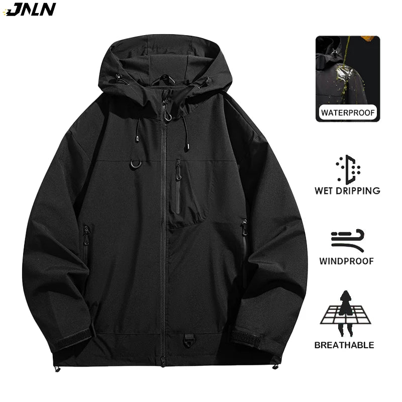 Unisex Waterproof Windbreaker Jacket