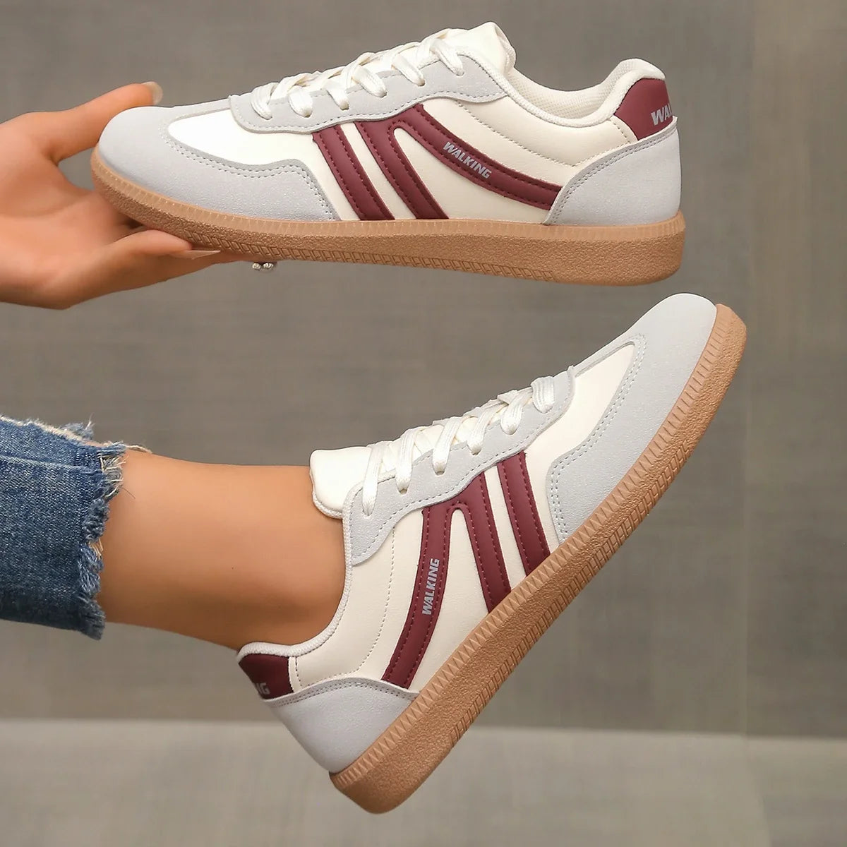 Slip-On Flat Loafer Sneakers