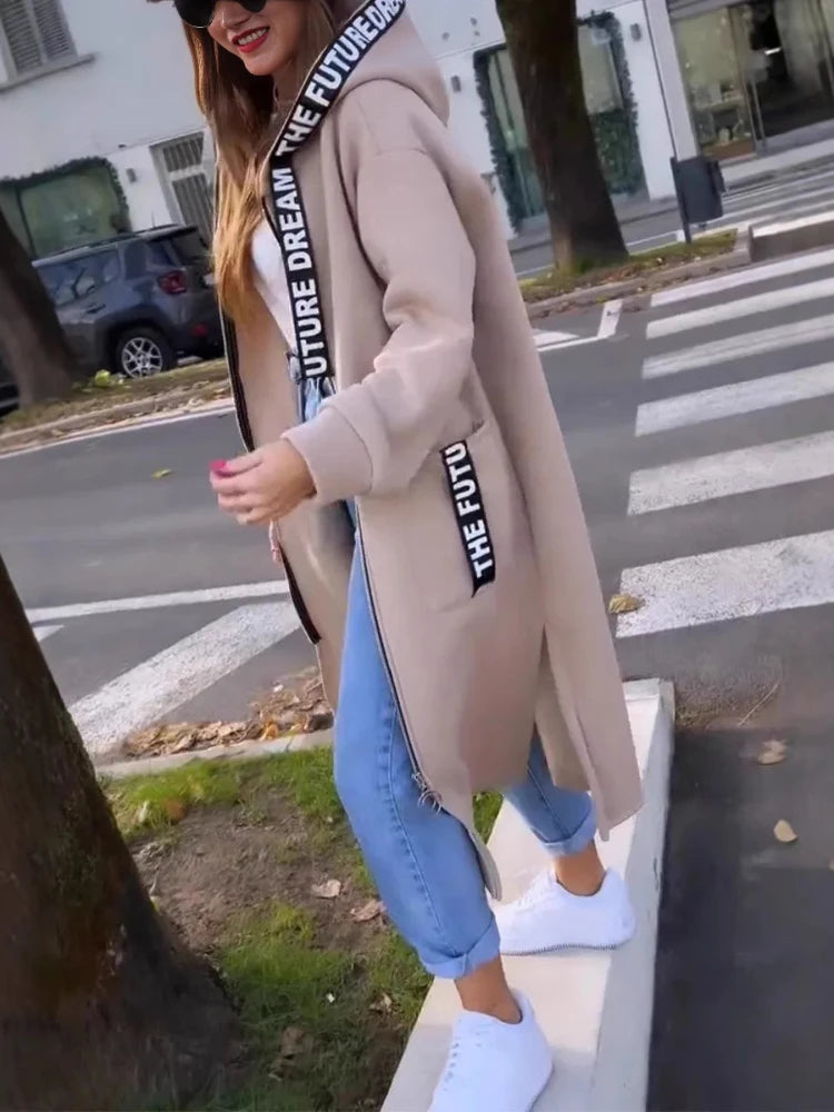 Venzetti Hooded Wool Trench Coat