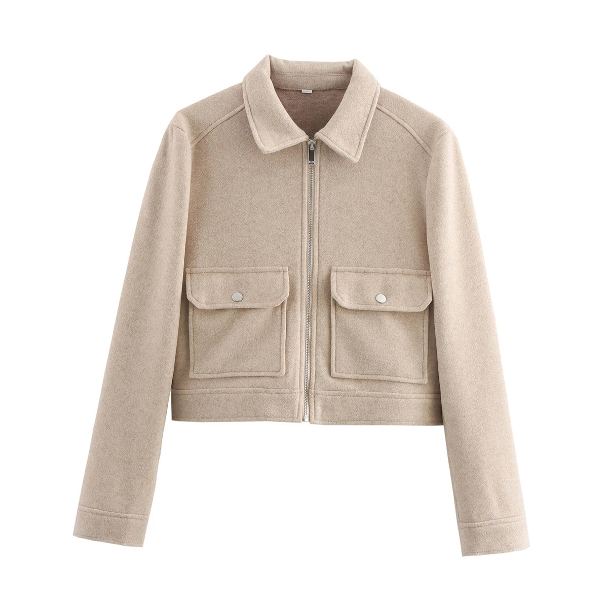 Short Street-Style Zip Jacket