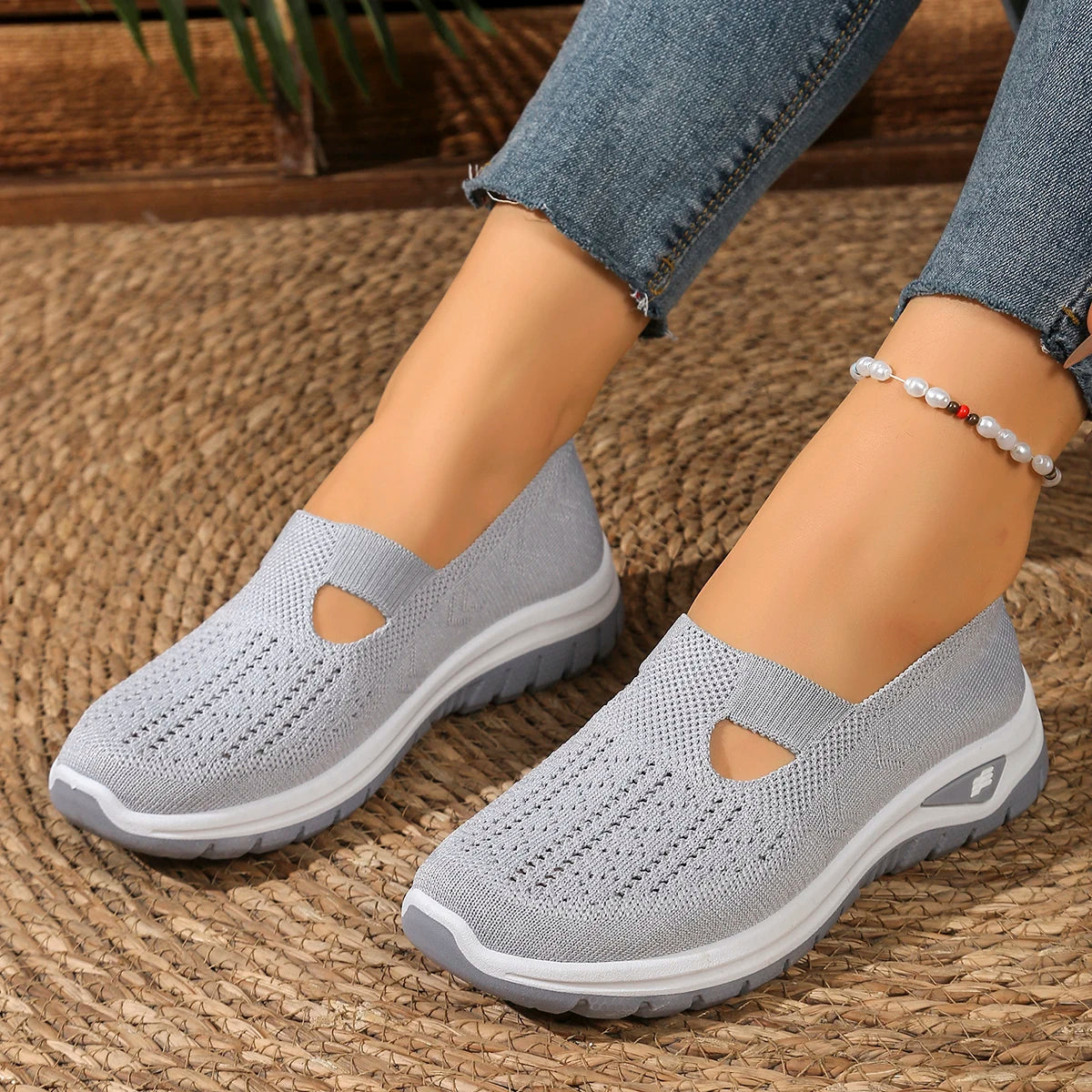 Fly-Woven Non-Slip Casual Sneakers