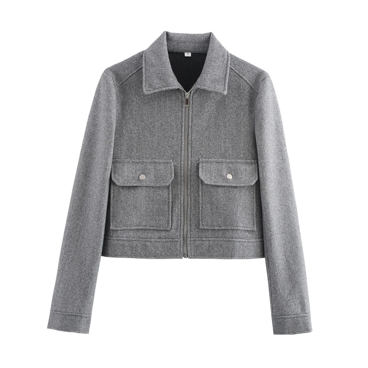 Short Street-Style Zip Jacket