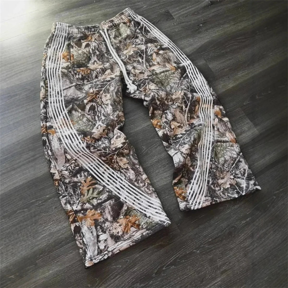 Camouflage Drawstring Jogger Sweatpants