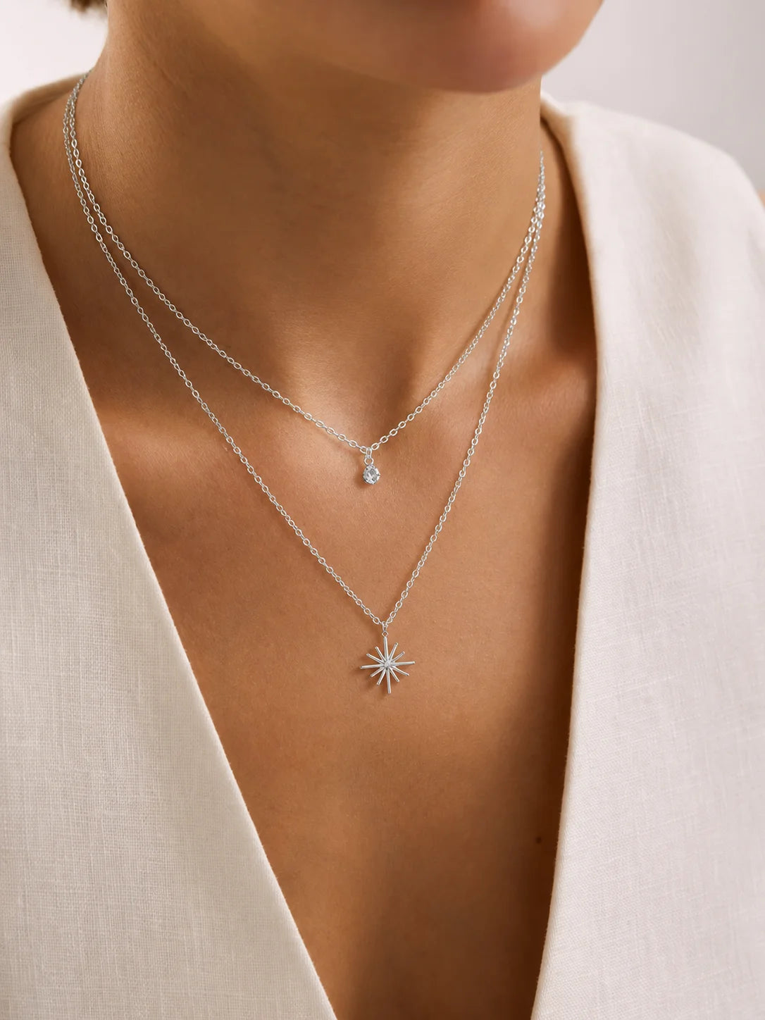 Oval Pendant Necklace