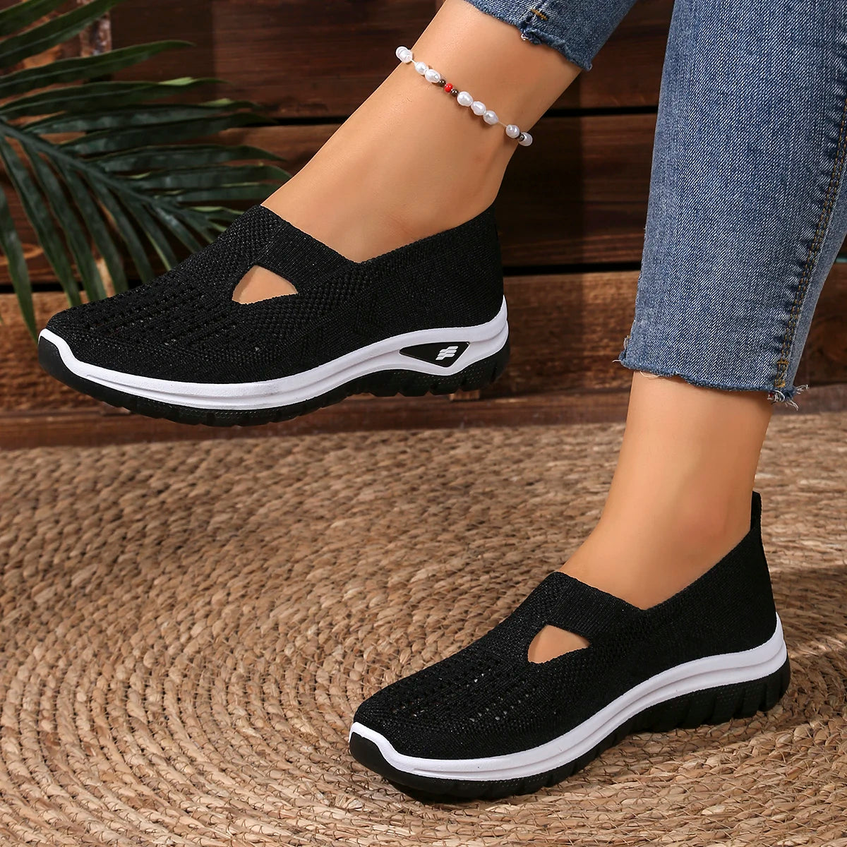 Fly-Woven Non-Slip Casual Sneakers