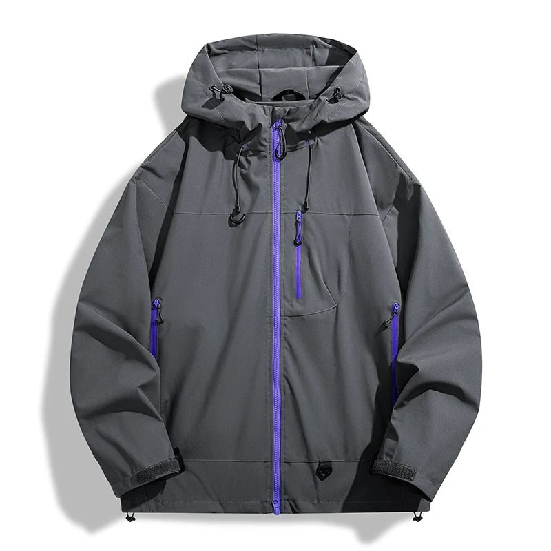 Unisex Waterproof Windbreaker Jacket