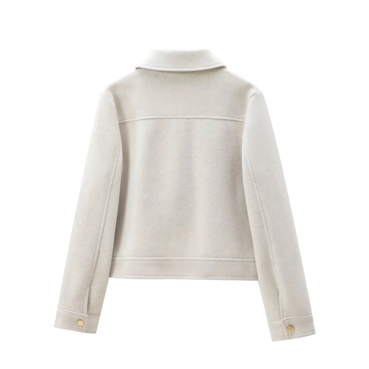 Zip-Up Long Sleeve Utility Jacket