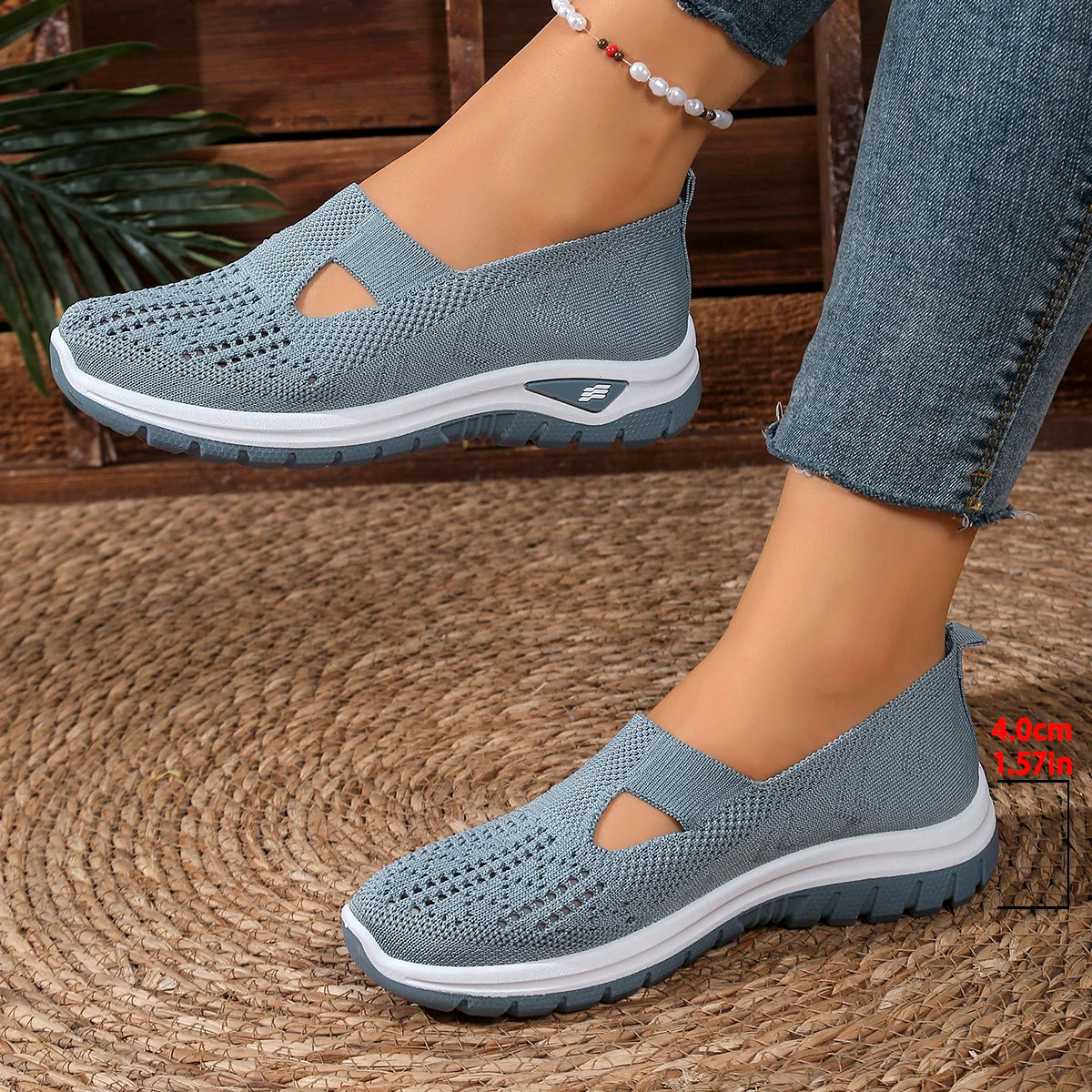Fly-Woven Non-Slip Casual Sneakers