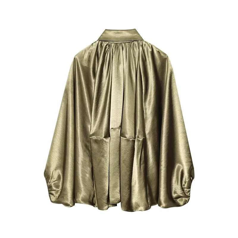 Ruched Puffer Bomber Jacket