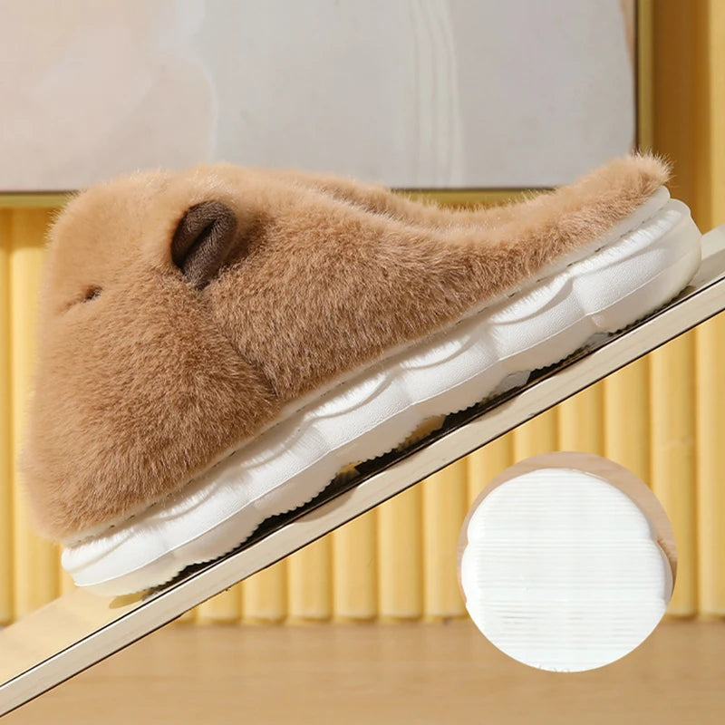 Capybara Cotton Slippers