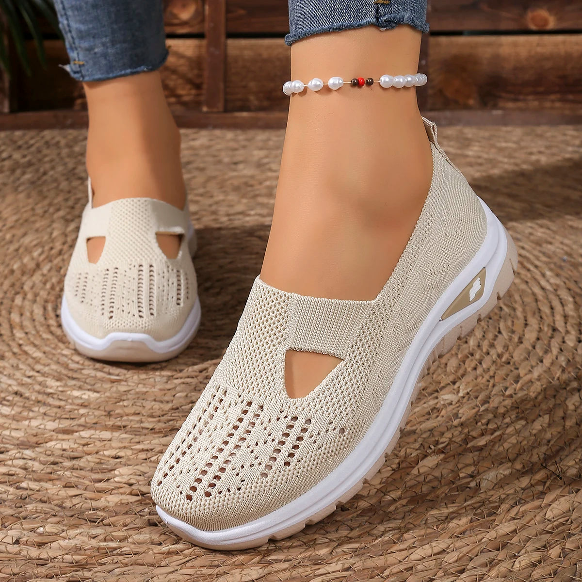 Fly-Woven Non-Slip Casual Sneakers